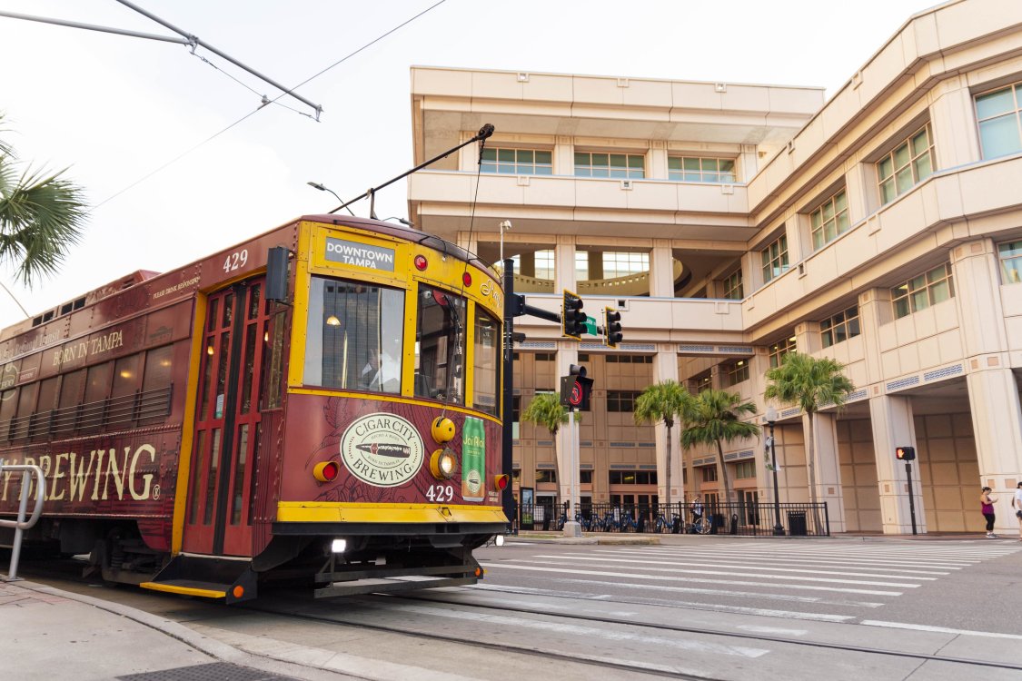 Tampa Convention Center and TECO Streetcar