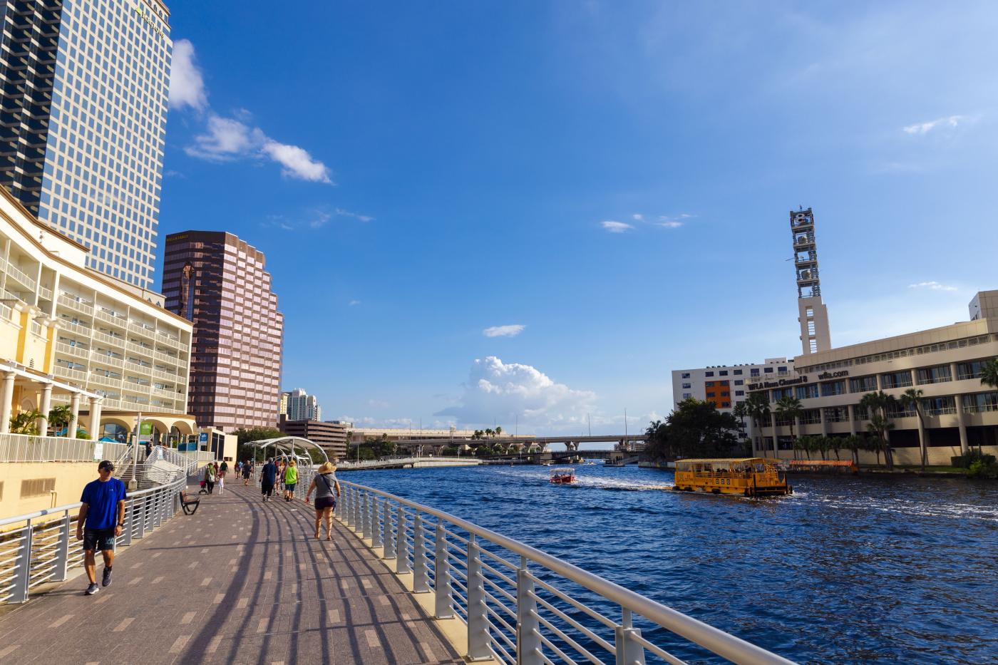 Downtown Tampa Riverwalk