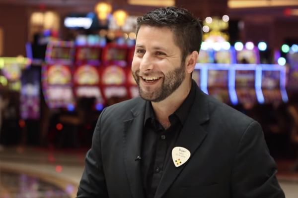 Bojan Ilić smiling at the Hard Rock Casino